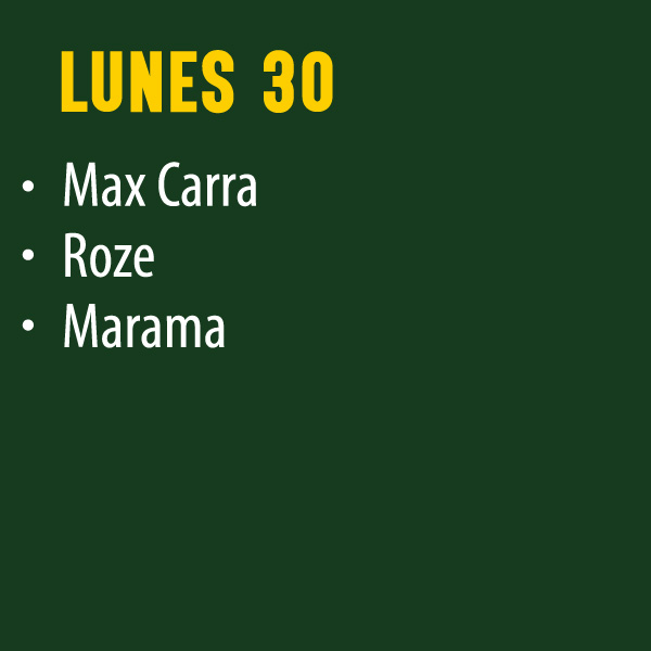 Semana de la Cerveza - Grilla