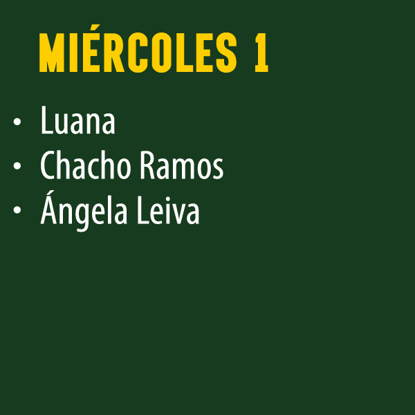 Semana de la Cerveza - Grilla