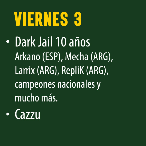 Semana de la Cerveza - Grilla